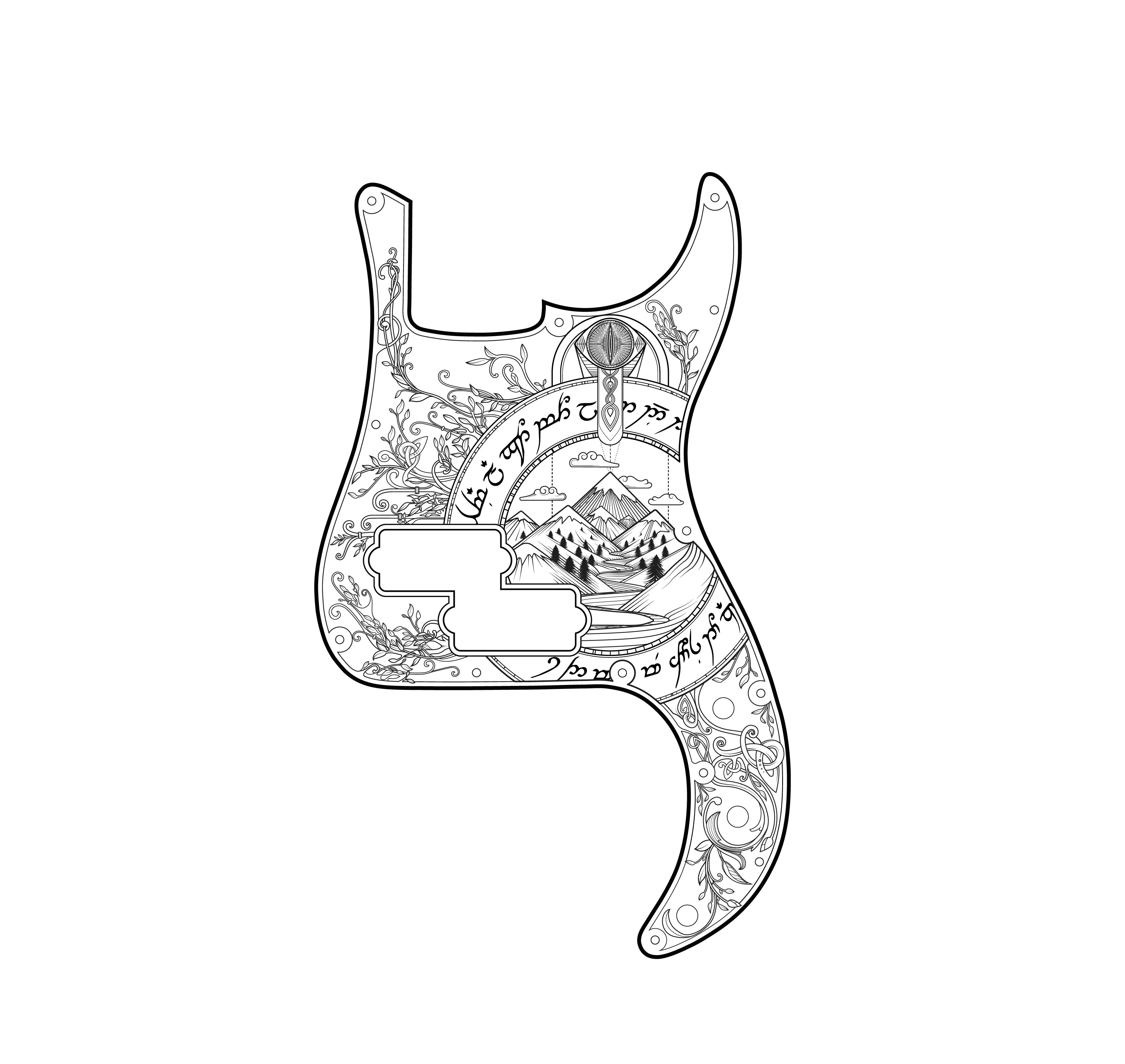 design p bass LOTR